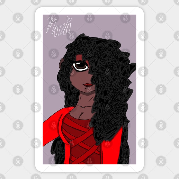 Maria Reynolds Sticker by ceolsonart